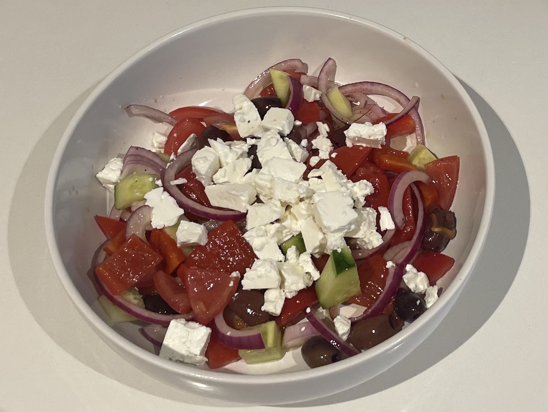 Shopska salad.